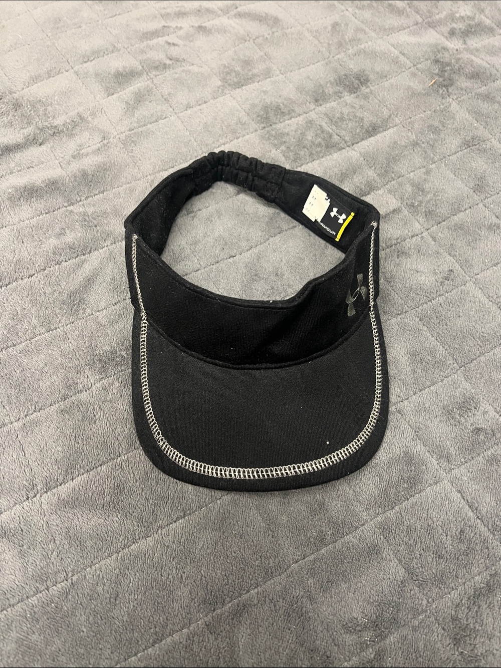 Under Armour Black Visor with Reflective Stitching